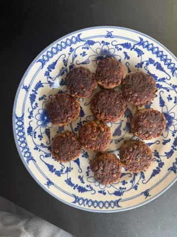Frikadeller med grønne linser